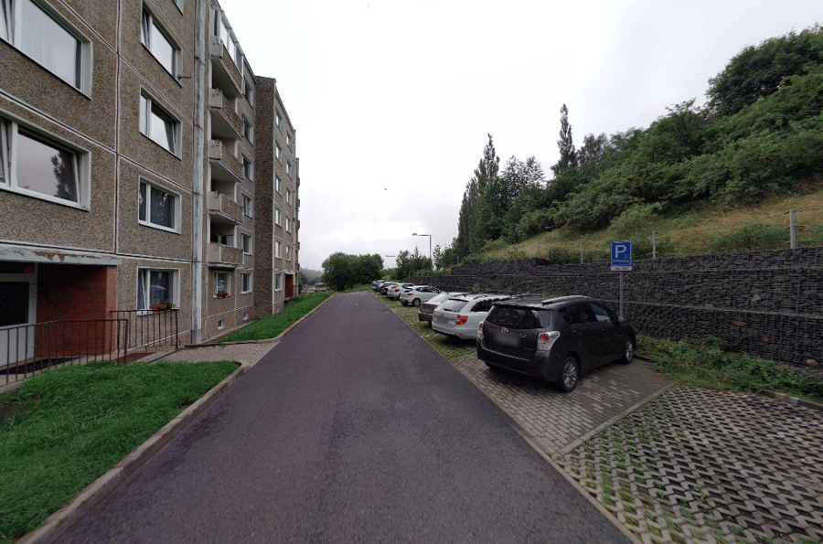 Parkoviště Lidická ul., Ostrov 