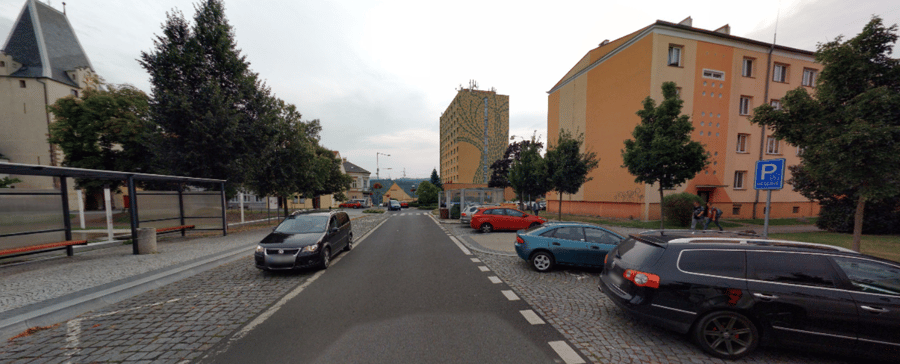 Parkoviště Komenského ul., Kadaň