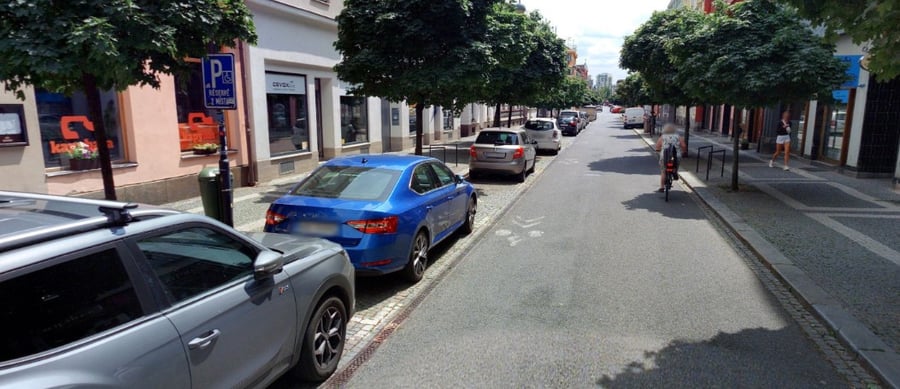 Parkoviště ul. Sladkovského, Pardubice I - Zelené Předměstí