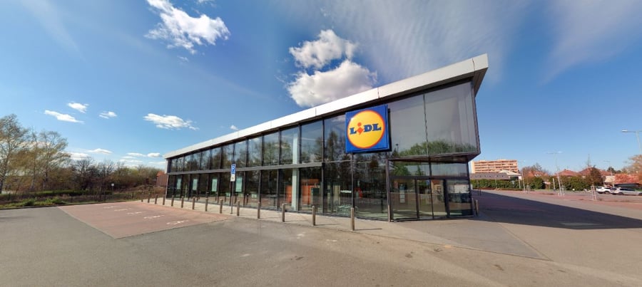 Parkoviště Lidl, ul. K Vořechu, Mnichovo Hradiště