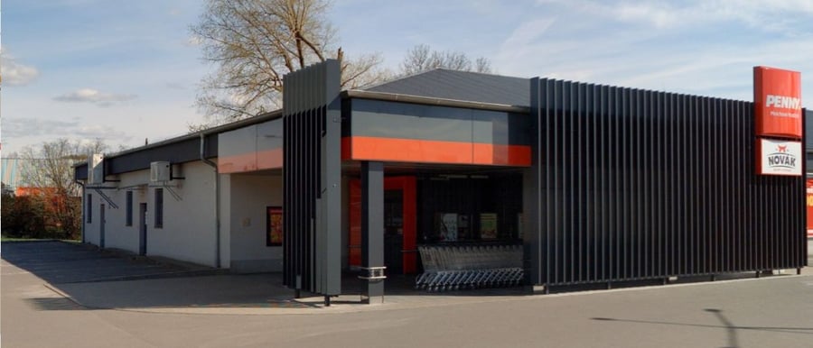 Parkoviště Penny Market, ul. Víta Nejedlého, Mnichovo Hradiště