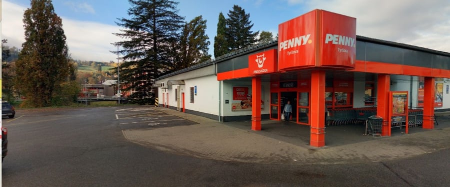 Parkoviště Penny Market, ul. Jana Nerudy, Semily
