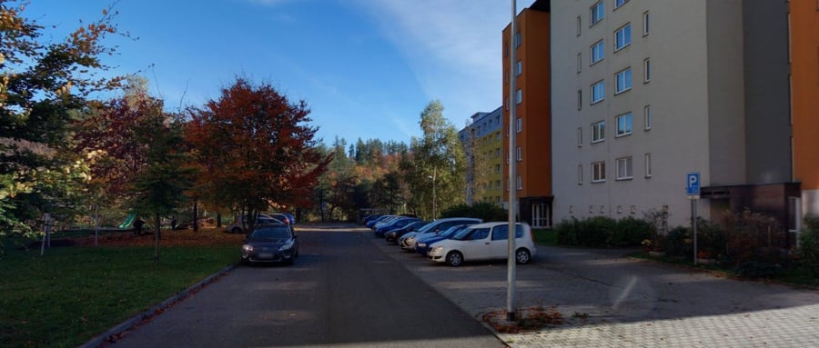 Parkoviště Textilní ul., Semily - Podmoklice