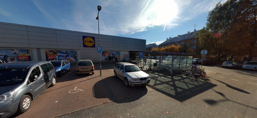 Parkoviště Lidl, ul. Na Mýtě, Semily - Podmoklice