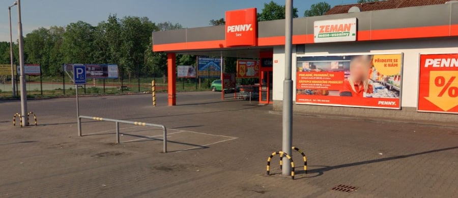 Parkoviště Penny Market, ul. Čs. armády, Štětí