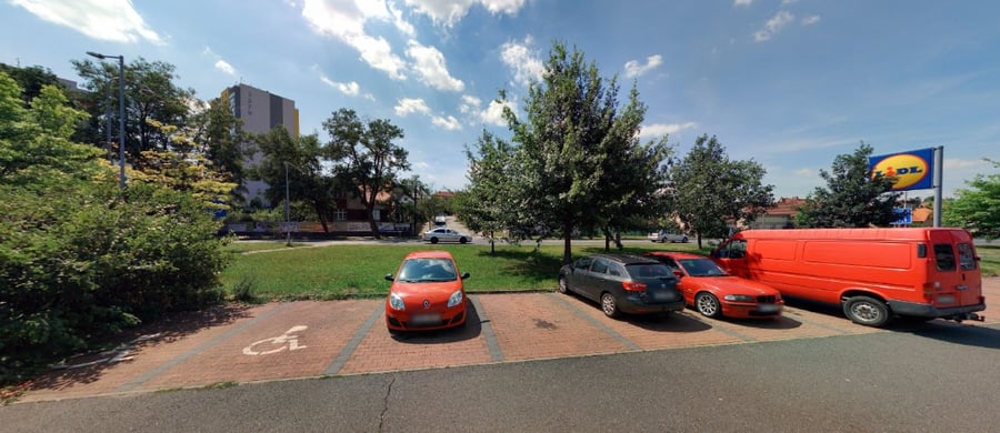 Parkoviště Mladoboleslavská ul., Mělník