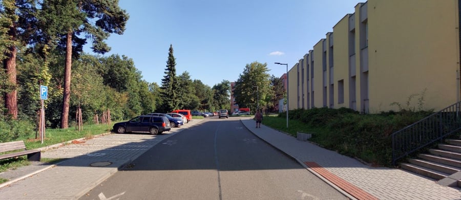 Parkoviště sídliště Míru, Odry