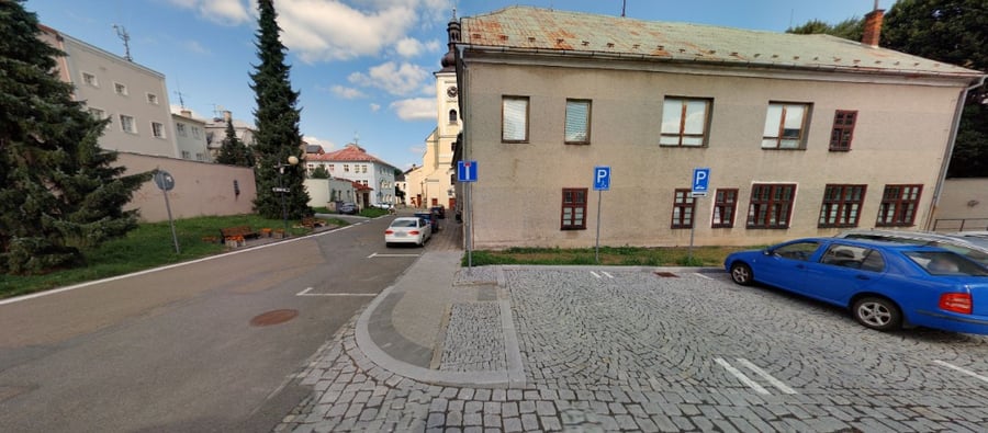 Parkoviště pošta, Radniční ul., Odry