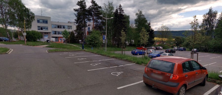 Parkoviště ul. U Nemocnice, Valašské Meziříčí