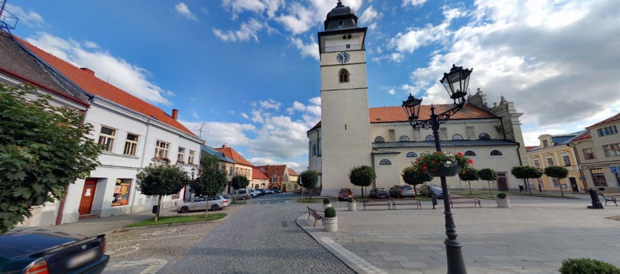 Parkoviště Palackého nám., Počátky, 