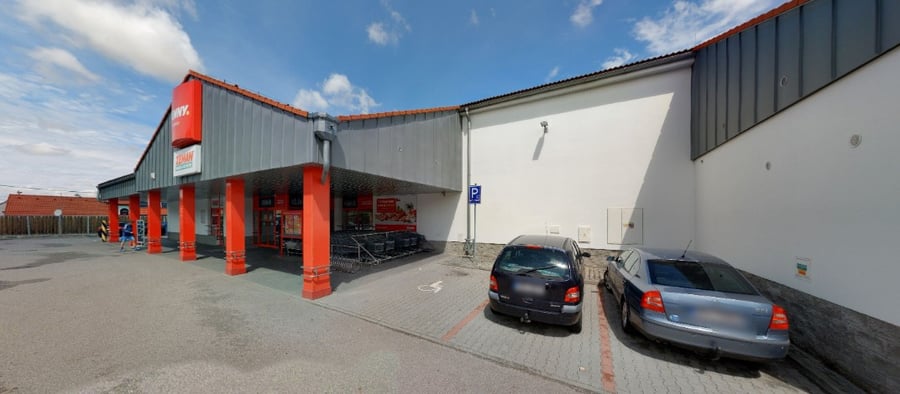 Parkoviště Penny Market, ul. Velká brána, Jemnice