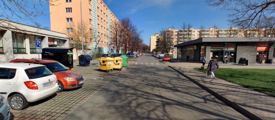 Parkoviště Polská ul., Kladno - Kročehlavy