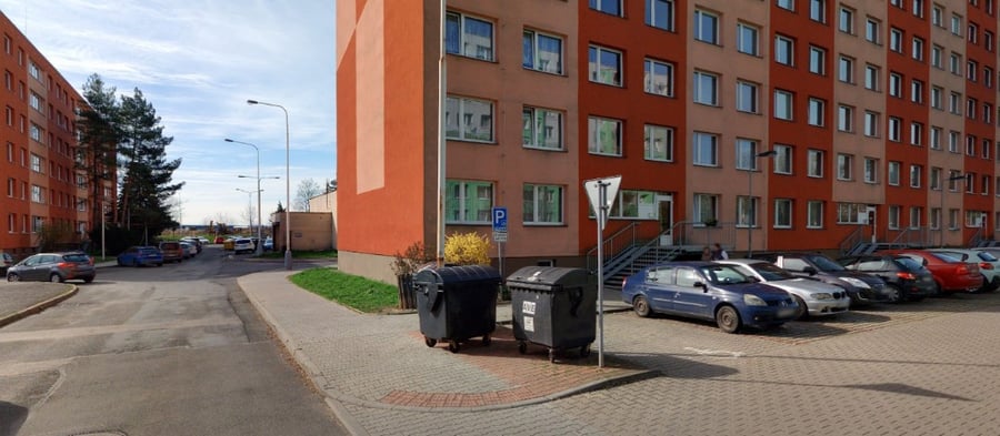 Parkoviště Polská ul., Kladno - Kročehlavy