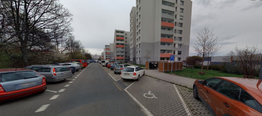 Parkoviště ul. Václava Rabase, Kladno