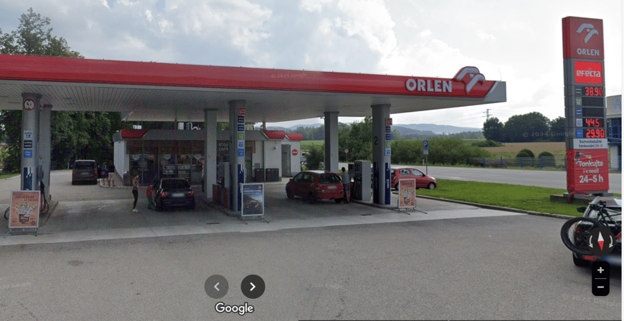 ORLEN	Kaplická ul., Velešín 