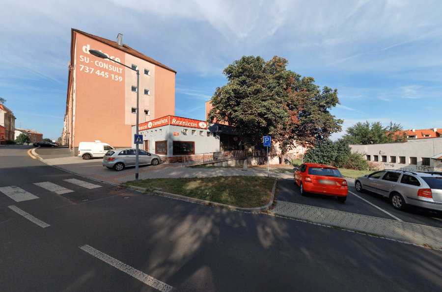 Parkoviště Krátká ul., Cheb 