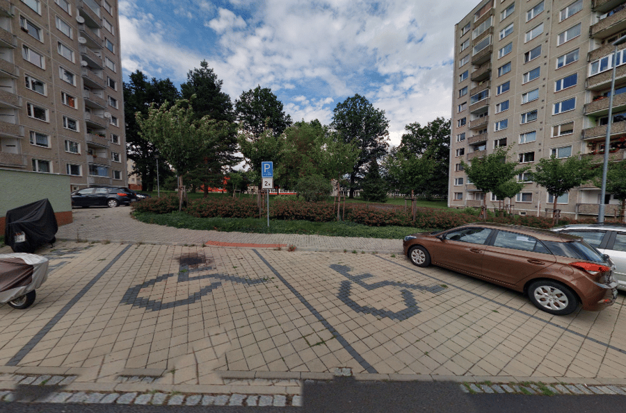 Parkoviště ul. Přátelství, Cheb 