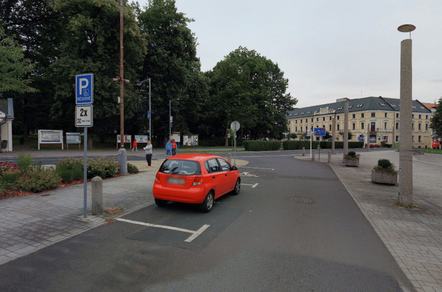 Parkoviště Americká ul., Františkovy Lázně 
