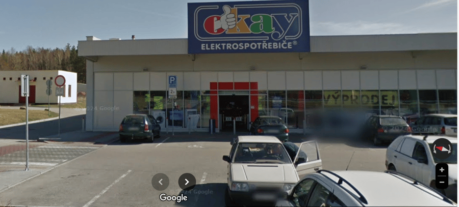 Parkoviště Rezkova ul., Jindřichův Hradec 