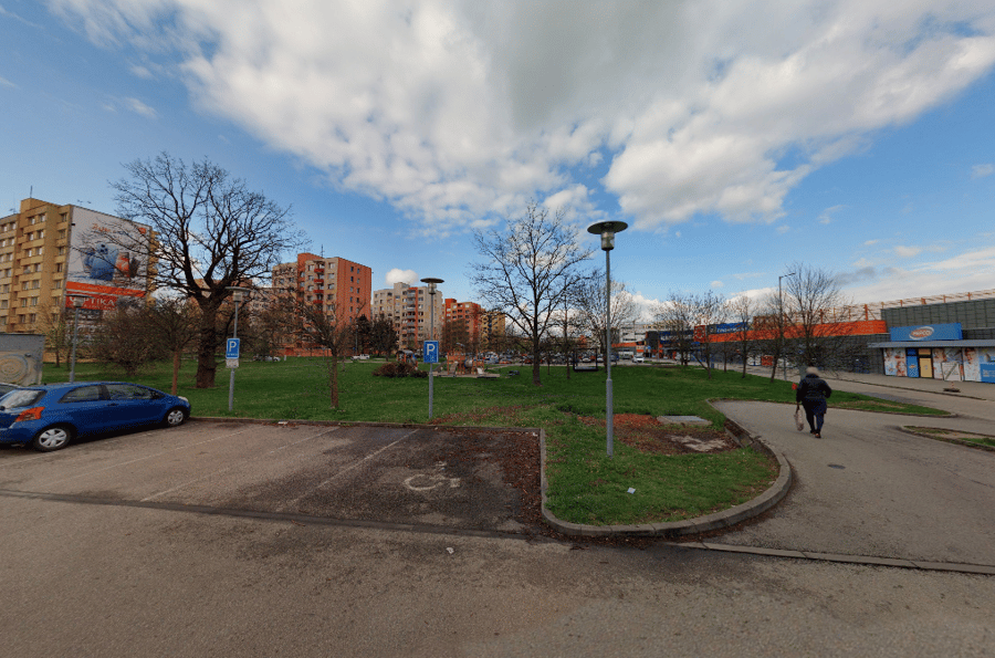 Parkoviště Krčínova ul., České Budějovice 2