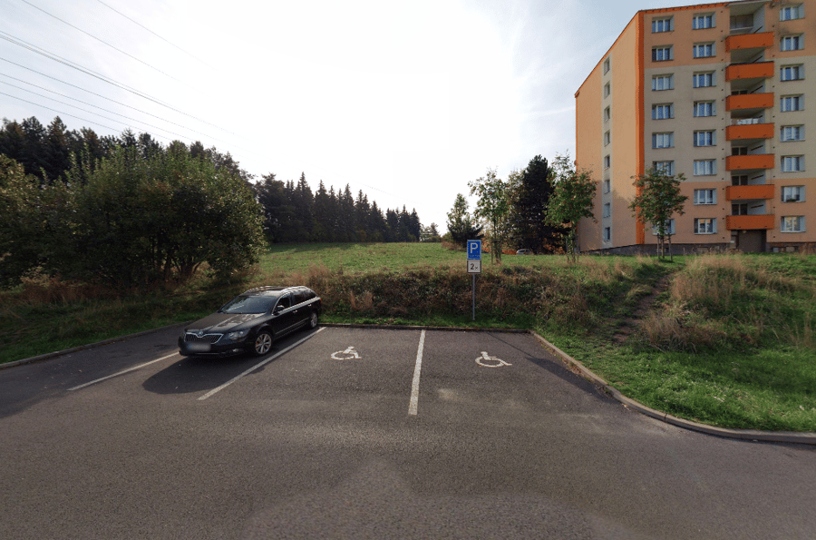 Parkoviště Mánesova ul., Sokolov 
