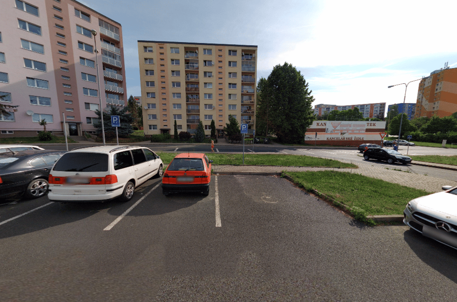 Parkoviště Sluneční ul., Česká Lípa nový, 