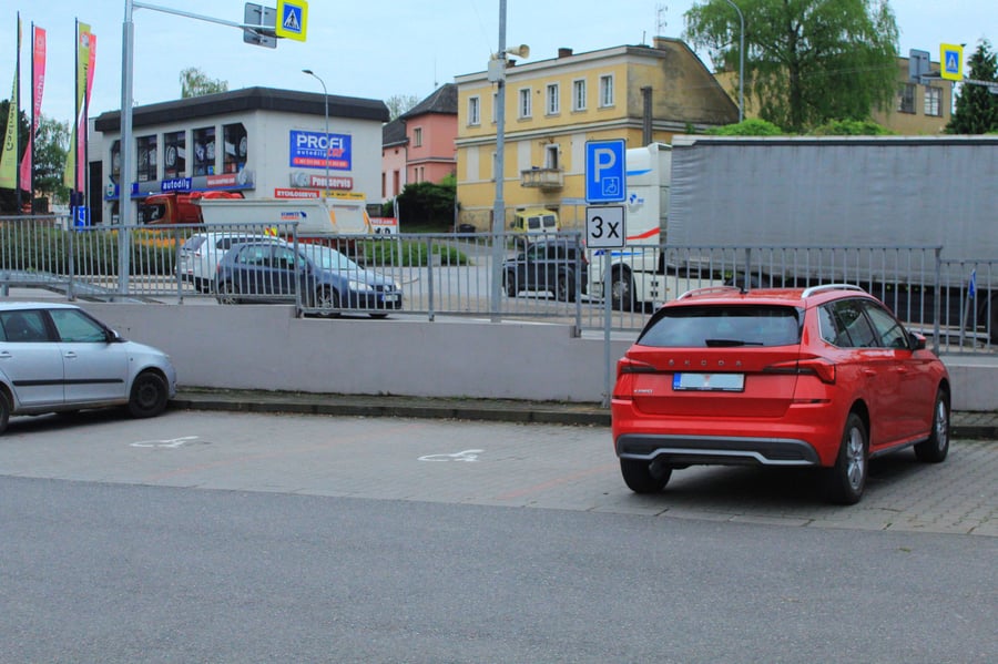 Parkoviště Sokolovská ul., Litomyšl-Město 