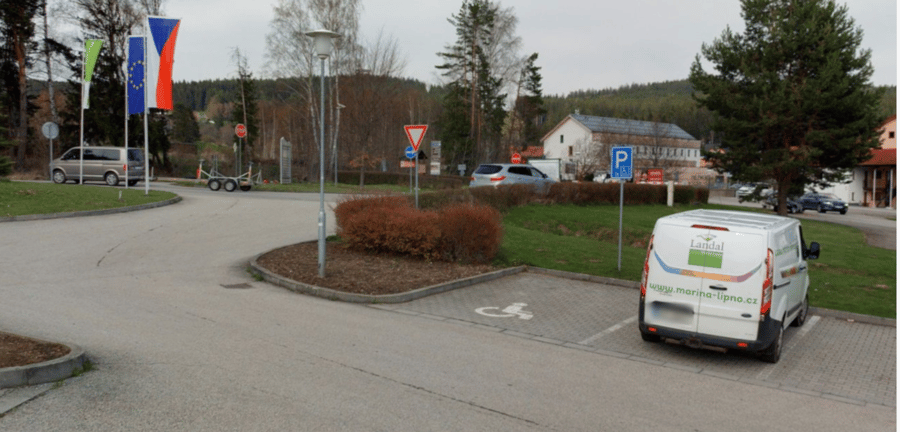 Parkoviště Slupečná, Lipno nad Vltavou 