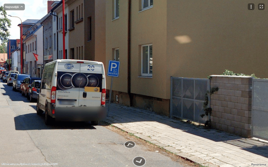Parkoviště Lidická ul., Poděbrady 