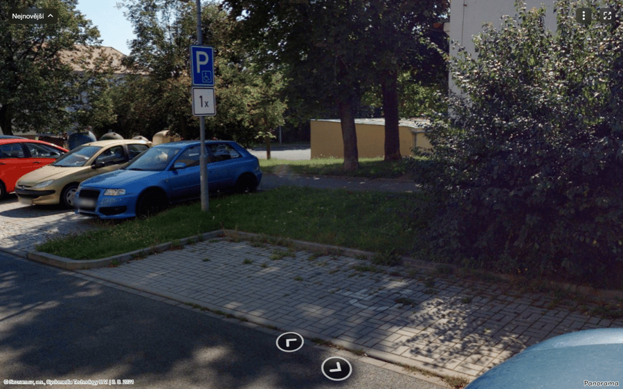 Parkoviště Komenského ul., Nýřany 