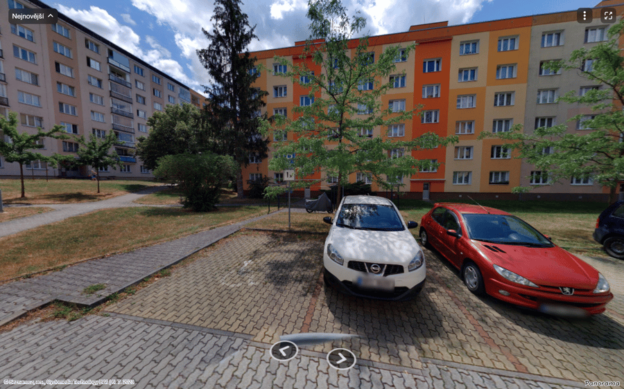 Parkoviště ul. U Borského parku, Plzeň 