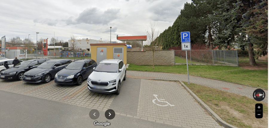 Parkoviště ul. Průkopníků, Plzeň Křimice 