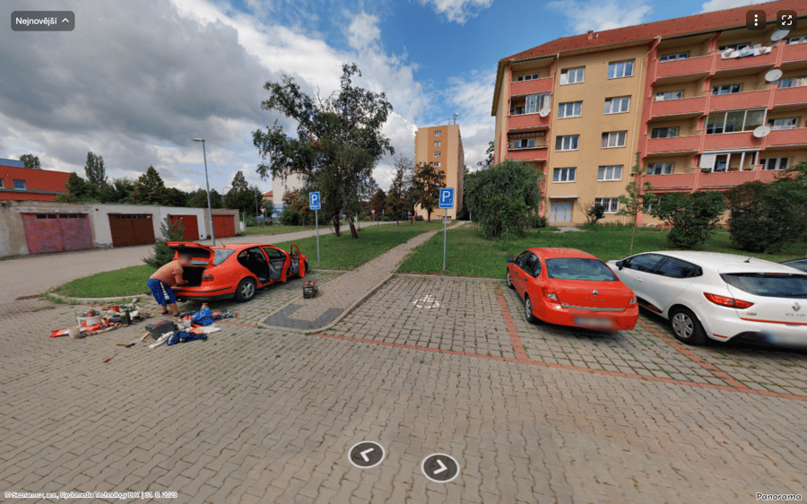 Parkoviště ul. Družstevní čtvrť, Hodonín 