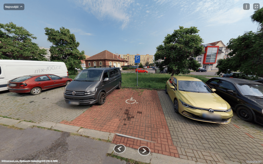 Parkoviště Polní ul., Hodonín 