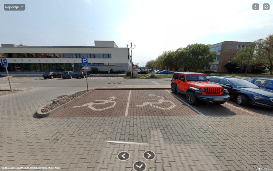 Parkoviště ul. Horní Valy, Hodonín 