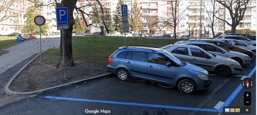 Parkoviště Hybešova ul., Brno