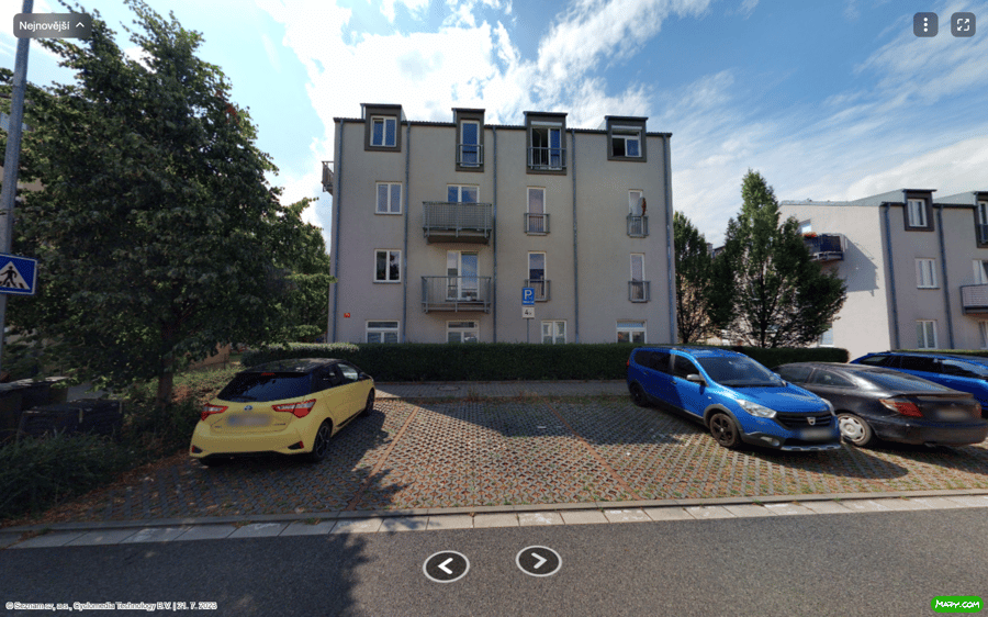 Parkoviště Velkoosecká ul., Praha-Vinoř