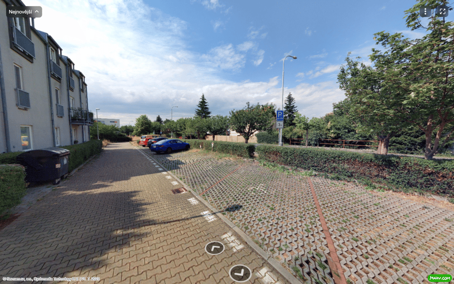 Parkoviště Bohdanečská ul., Praha-Vinoř