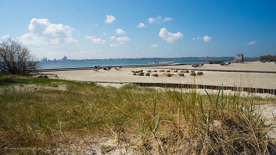 Přístup do moře - Altefähr, Rujána, Německo