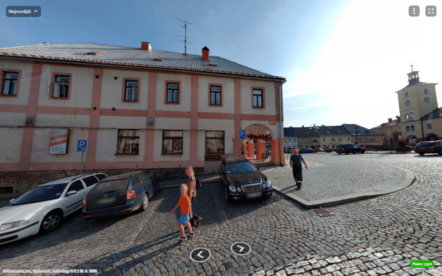 Parkoviště Husova ul., Jilemnice