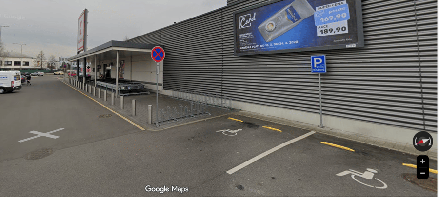 Parkoviště Zápská ul., Brandýs nad Labem