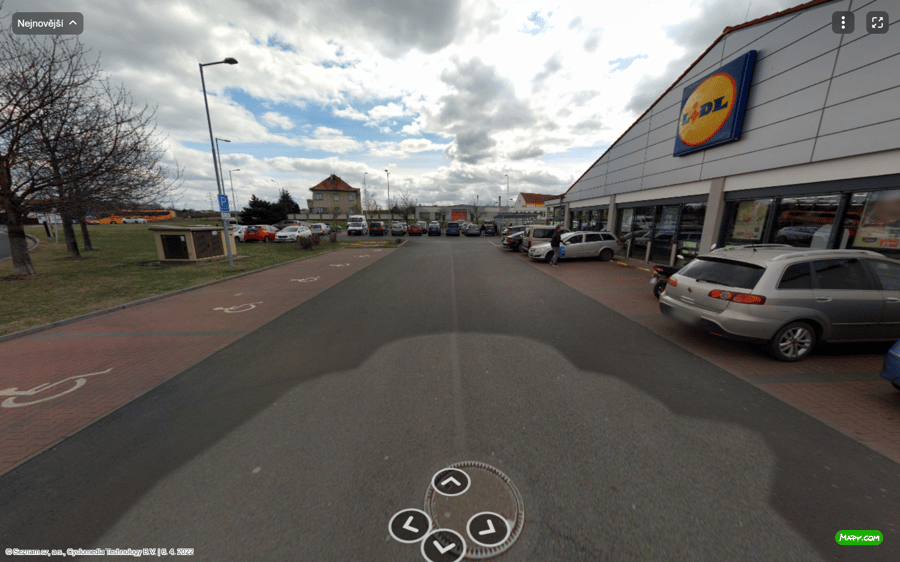 Parkoviště Lidl Postoloprtská ul, Louny