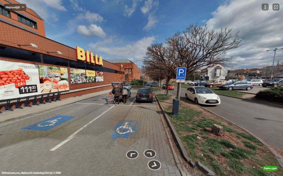 Parkoviště Komenského nám., Louny