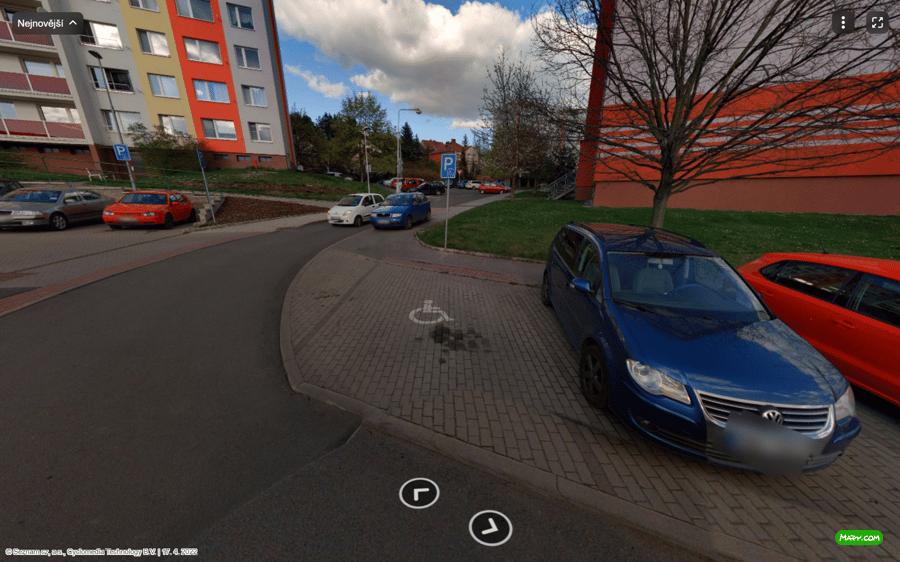 Parkoviště Ladova ul., Litoměřice