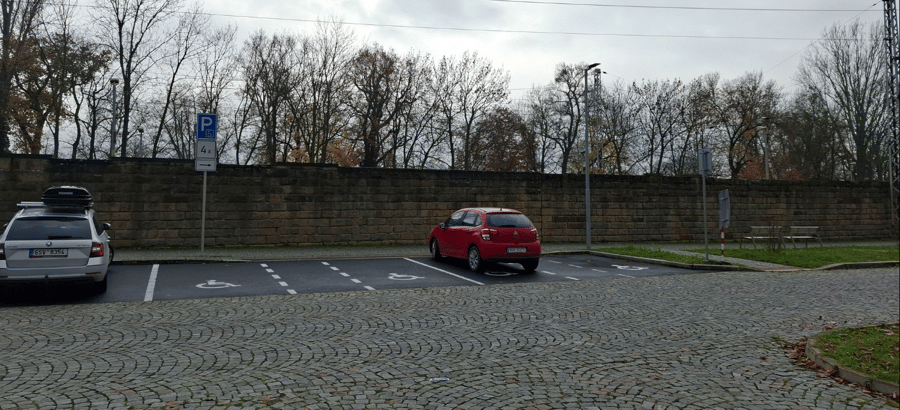 Parkoviště ul. M. Pomocné, Litoměřice