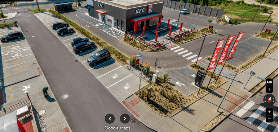 Nabíjecí stanice KFC Dobšická ul., Znojmo