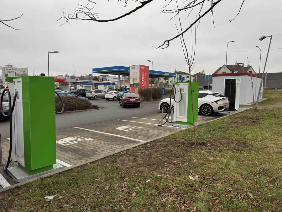 Nabíjecí stanice Strojírenská ul. Havlíčkův Brod