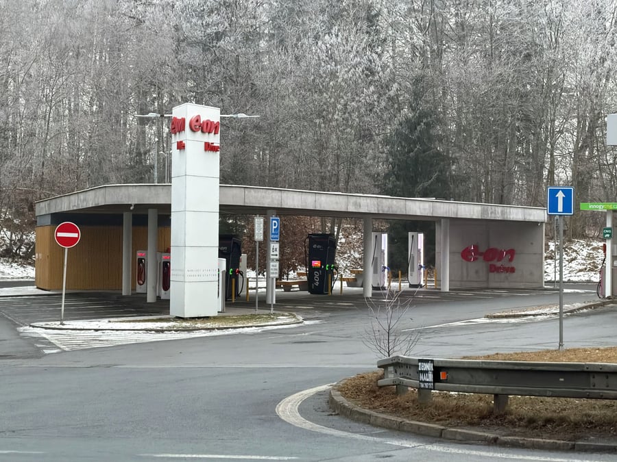 Nabíjecí stanice - Orlen Vystrkov Humpolec