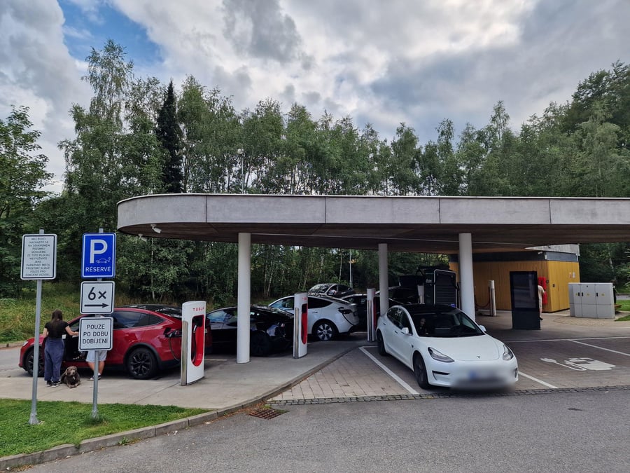 Nabíjecí stanice Vystrkov-Humpolec