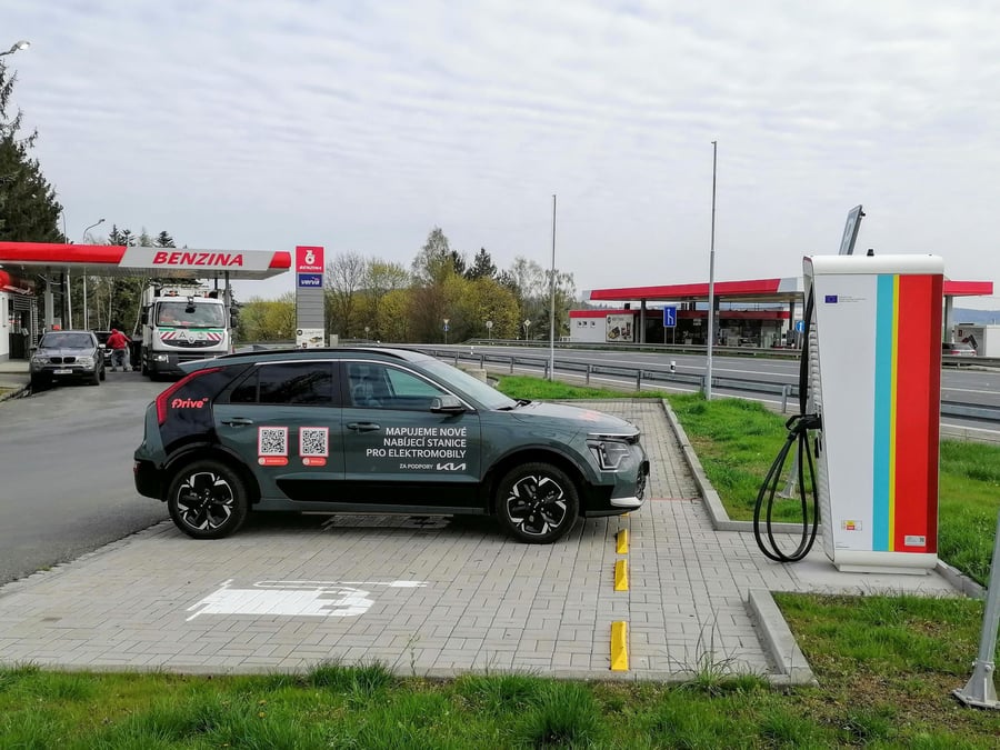 Nabíjecí stanice Plzeňská ul. Klatovy